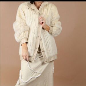 Vintage Rabbit Fur Jacket